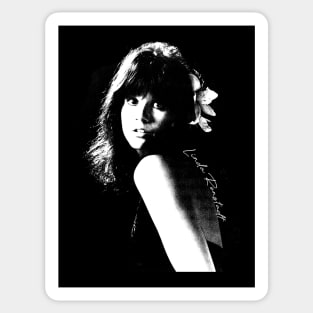 Linda Ronstadt /// Flower Portrait Sticker